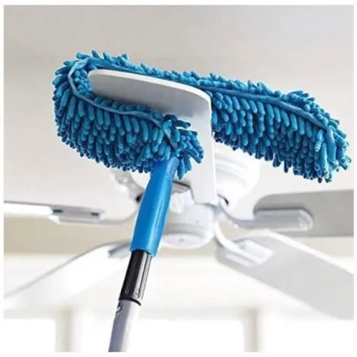 Bendable duster for cleaning fans, corners, and high surfaces