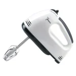 Rechargeable electric egg beater with whisk attachment