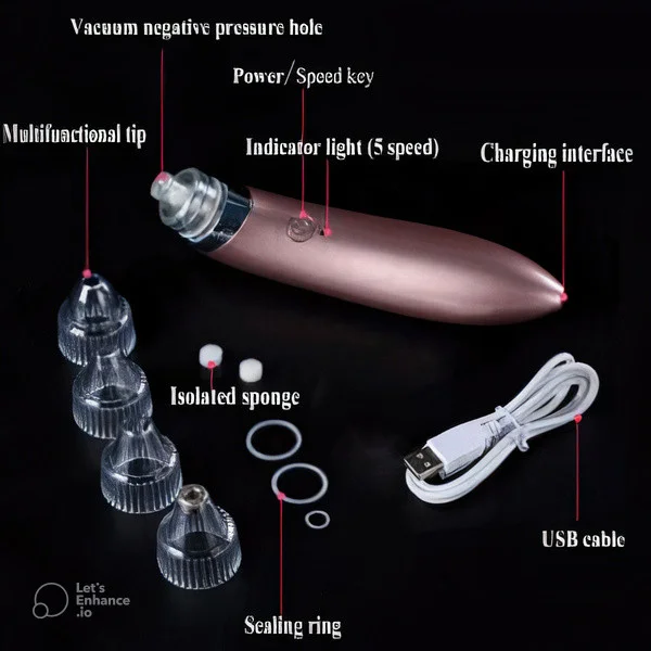 Electric Blackhead Remover Vacuum Pore Cleaner Electric blackhead remover vacuum pore cleaner for deep skin cleansing