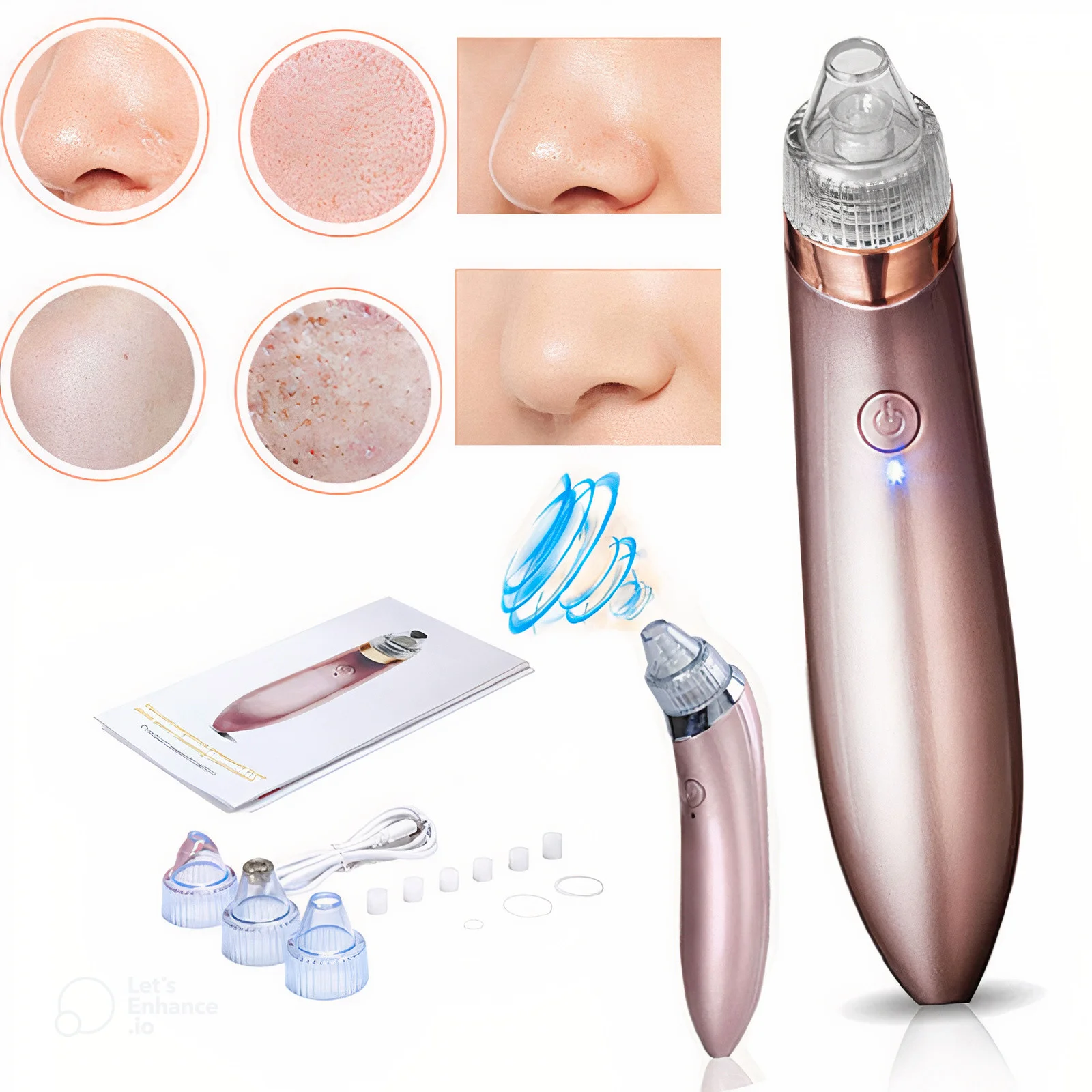 Electric Blackhead Remover Vacuum Pore Cleaner Electric blackhead remover vacuum pore cleaner for deep skin cleansing