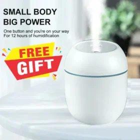 250ml Mini Portable Air Humidifier with LED Night Light
