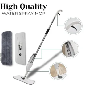 360° Rotating Spray Mop with Refillable Bottle