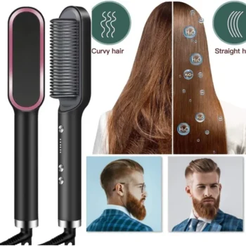 Salon Look at Home – Hair Straightener Comb!
